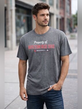 Boston Red Sox Majestic MLB Authentic Collection T-Shirt Men’s 2XL Gray